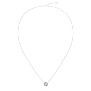 Pendentif diamant naturel rond 1.00 carat or blanc Barbara